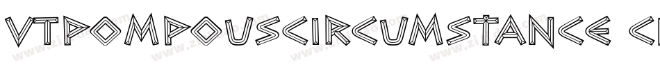 VTPompousCircumstance Chiseled字体转换